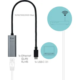 iTEC i-tec USB-C Metal 2.5Gbps Ethernet Adapter