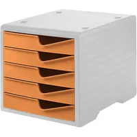 Styro Schubladenbox styroswingbox apricot 275-8430.4181, DIN C4 mit 5