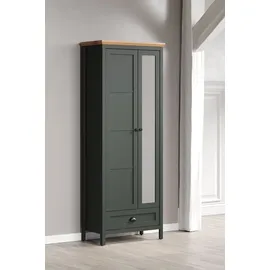 trendteam Stanton Garderobenschrank 77x39x198 cm grün
