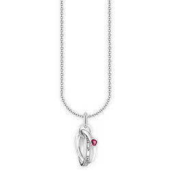 Thomas Sabo KE2231-639-10-L45V Damen Halskette mit Together-Ring-Anhänger Silber