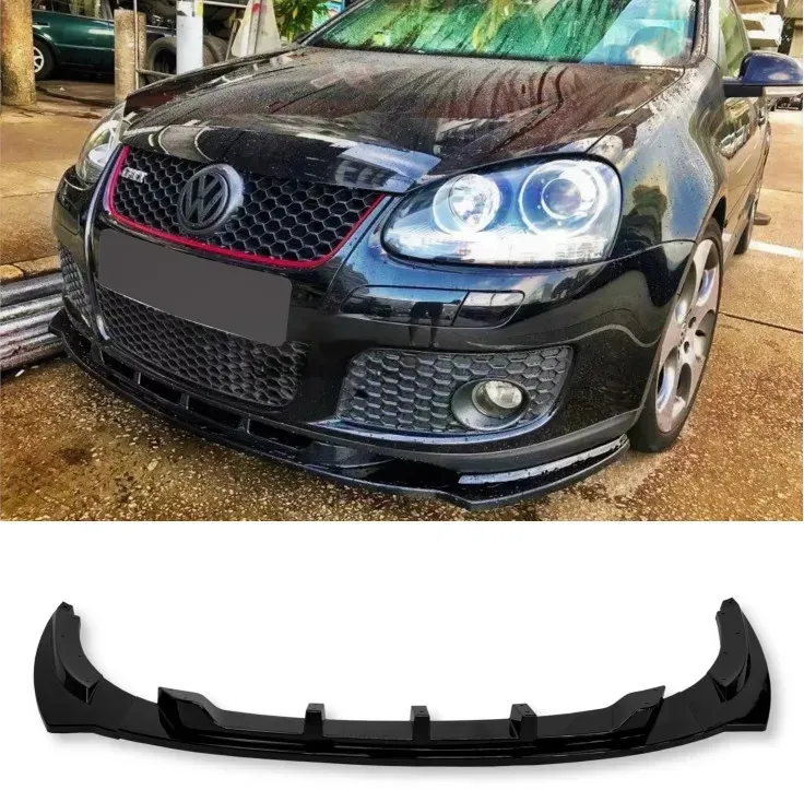 Frontstoßstangenaufsatz für Volkswagen Golf 5 GTI – schwarz glänzend