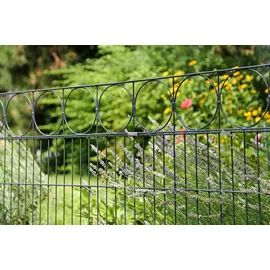 GAH Alberts Alberts Doppelstabmatten-Grundset Oslo 200 x 120 cm 18 m anthrazit