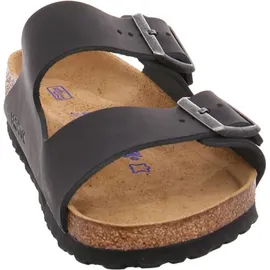 Birkenstock Arizona Weichbettung Naturleder geölt schwarz 46