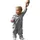 Hoppediz Fleeceoverall Schnitt grau 92-98