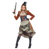 Widmann S.r.l. Kostüm Steampunk Lady Kostüm 'Genevieve' für Damen, Voku XL