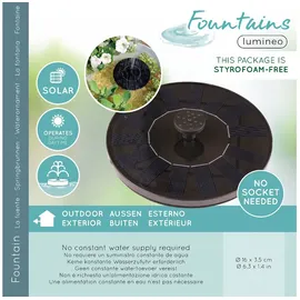 Lumineo Springbrunnen Ø 16 cm x 3,5 cm schwarz - GPC - Fountains