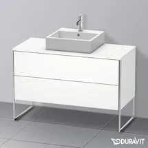 Duravit XSquare 120x54,8cm, we m, f Kons, 2 Auszüge, XS492201818,