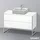 Duravit XSquare 120x54,8cm, we m, f Kons, 2 Auszüge, XS492201818,