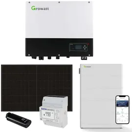Growatt 5kWp Glas Glas Module 450 W inkl. 10,2 kWh Speicher