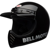 Bell Helme Bell Moto-3 Classic Black Crosshelm schwarz S