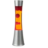EASYLIGHT Lavalampe Retro Orange Rot  39,5 cm Hoch mit Leuchtmittel G9