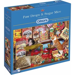Gibsons Puzzle Paw Drops & Sugar Mice 1000 Teile (1000 Teile)
