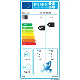 Panasonic WH-MXC09J3E8 Luft/Wasser-Wärmepumpe 9 kW