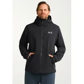 Jack Wolfskin Flowline 3in1 Jacket Skijacke Schwarz M