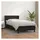 vidaXL Boxspringbett 100 x 200 cm Schwarz