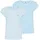 AJC Rundhalsshirt in hellblau-weiß | Gr.: 40/42,