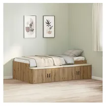 vidaXL Artisan Eiche 90 x 200 cm Brown
