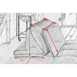 KAWOLA Schlafsofa Wiolo Velvet anthrazit