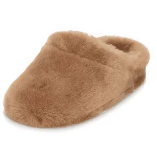 VITAFORM Hausschuh Lammfell camel 40