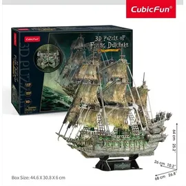 Cubic Fun Cubicfun CUBIC FUN 3D Puzzle mit LED "Fliegender Holländer" (360 Teile)