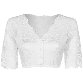 NINA VON C. Dirndlbluse Waltraud Weiß 38