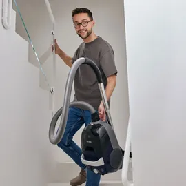 Zeegma Zonder Verre Flow Beutelloser Staubsauger Blau