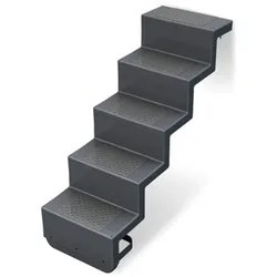 Polyester Treppe Eleganz - Wandbefestigung Granit