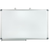 IDENA 60043 - Whiteboard 60 x 90 cm, mit Aluminiumrahmen und Stiftablage, 1 Stück