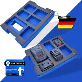 schwäble Schaumeinlage Schaumstoffeinlage für Bosch Akku-starter-set Gal1880