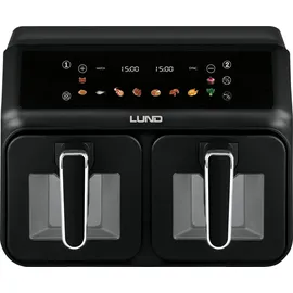 LUND Heißluftfritteuse 2 x 4 L 2200 W bunt