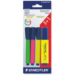 STAEDTLER Textsurfer classic - Textmarker - verschiedene Farben - Pigmenttinte -