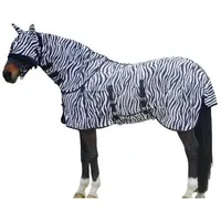 Waldhausen Fliegendecke Zebra 145 cm Schwarz/Weiß