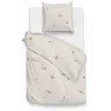 Zo Home Zo!Home Mako-Satin, Bettwäsche 135x200 Maribosa beige Schmetterlinge Libellen
