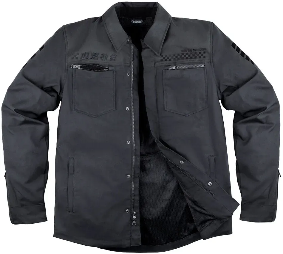 Icon Upstate Canvas National, veste en textile - Noir - M