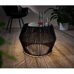Tchibo - Solar-Beistelltisch mit Textilband - schwarz
