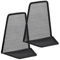 Relaxdays Buchstützen 2er Set Schwarz