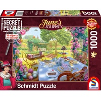 Schmidt Spiele Secret Puzzle - Tee im Garten (59974)
