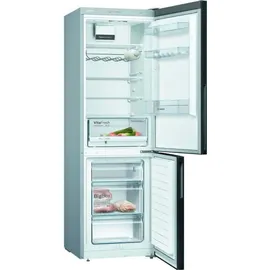 Bosch Serie 4 KGV36VBEAS Kühl-Gefrierkombination (308 l, 1860 mm hoch, Schwarz)