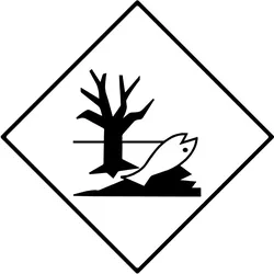 Gefahrzettel EHSM Umweltgefährdend, 100x100mm