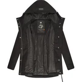 Ragwear Winterjacke "Monadis Black Label", Damen, Gr. M (38), gelb (shadow), Außenmaterial: 65% Polyester, 35% Baumwolle. Innenfutter: 100% Polyester.