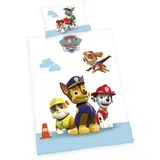 Herding Paw Patrol 2432205063 - Bettwäsche, 40x60 cm + 100x135 cm, 100% Baumwolle