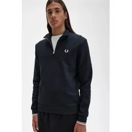 Fred Perry Herren Troyer schwarz unifarben, schwarz, NOS