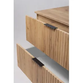 Rodan Waschbeckenunterschrank 2 Schubladen 80 x 57 x 46 cm Braun