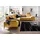 W.Schillig Ecksofa valentinoo, Designsofa, elegant und bequem, L-Form, Set, mit Sitztiefenverstellung, Breite 318 cm gelb
