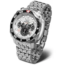 Vostok Europe Herrenuhr Systema Periodicum Oxygen Chronograph mit Metallarmband 650A722-B