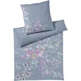 ELEGANTE Bettwäsche Amazing Jersey - 135x200 cm + 80x80 cm rauchblau