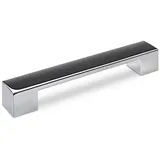 SO-TECH® Möbelgriff Bügelgriff MARKANT BA 128 mm - incl. Schrauben, Griff Schrankgriff Schubladengriff - incl. Schrauben silberfarben