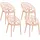 CLP Gartenstuhl Hope Sessel 59 x 59 x 80 cm rosa 4 St.