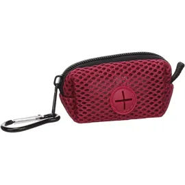 Karlie Kotbeutelspender - Misha Bordeaux - Polyester & Mesh - Reißverschluss - Karabinerhaken - 1 Rolle inklusive - Flamingo