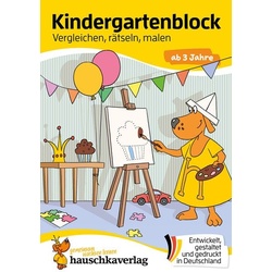 Kindergartenblock ab 3 Jahre – Vergleichen, rätseln und malen